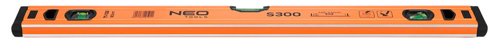 NEO TOOLS Vízmérték, alu, 3 libellás, S 300, 60cm 71-132
