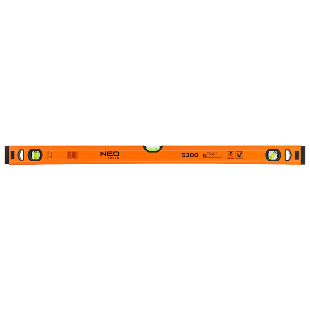 NEO TOOLS Vízmérték, alu, 3 libellás, S 300, 80cm 71-133
