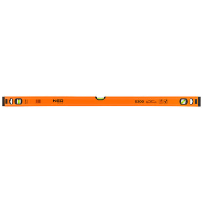 NEO TOOLS Alumínium vízmérték S 300, 3 libellás, 100 cm 71-134