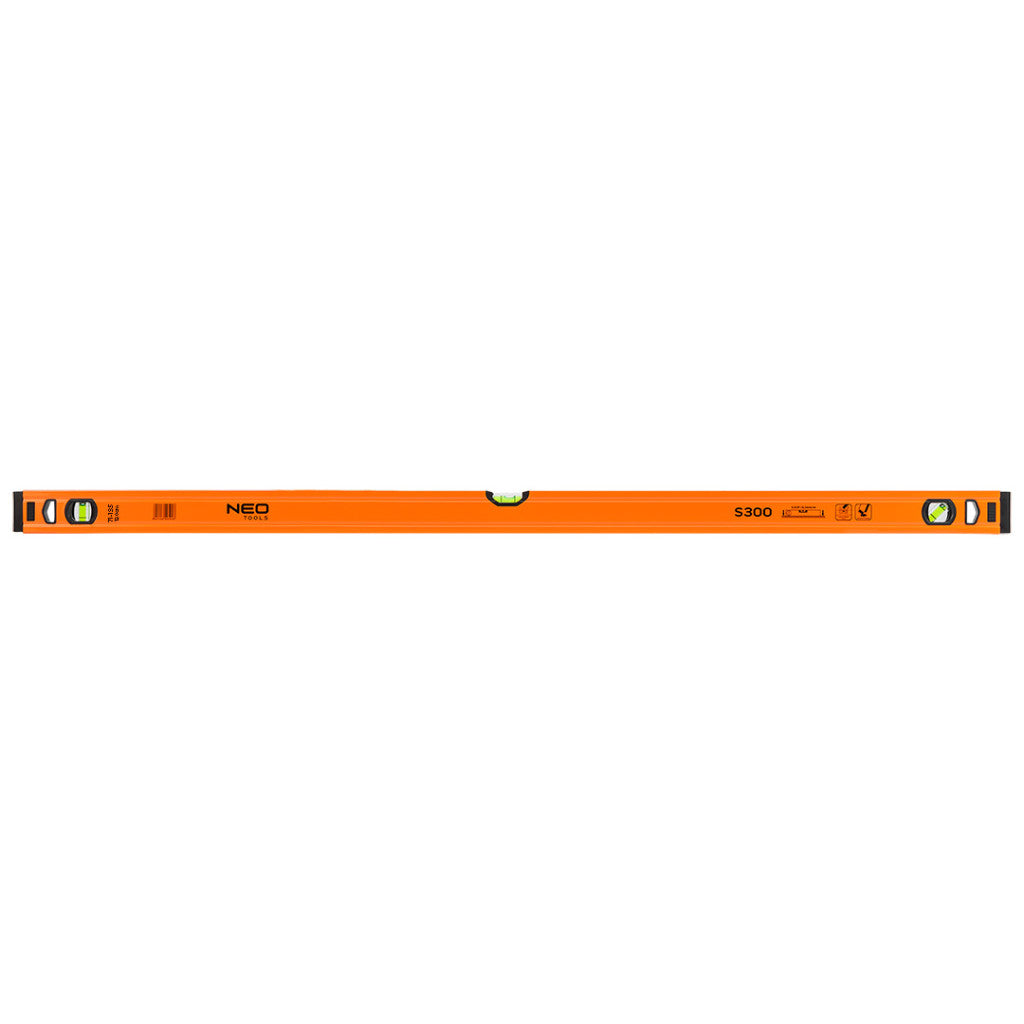 NEO TOOLS Alumínium vízmérték S 300, 3 libellás, 120 cm 71-135