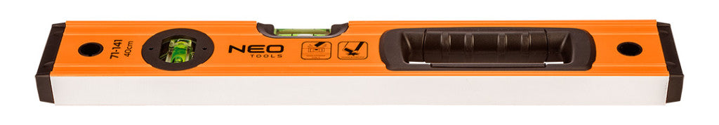 NEO TOOLS Vízmérték, alu, 2 libella, 1 fogantyú, S 400, 40cm 71-141