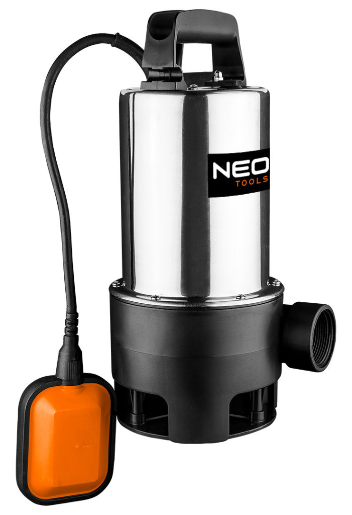 NEO TOOLS Szennyvízszivattyú, inox ház, 900W, 17.000L/óra 3 év garanciával 04-735