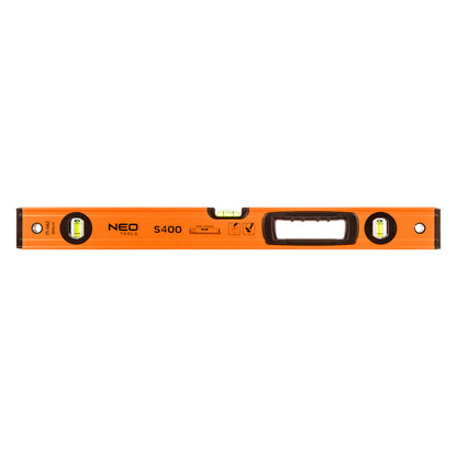 NEO TOOLS Vízmérték, alu, 3 libella, 1 fogantyú, S 400, 60cm 71-142