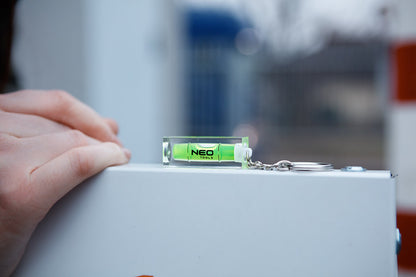 NEO TOOLS Vízmérték libella, kulcstartó, 80db/dob. 71-225