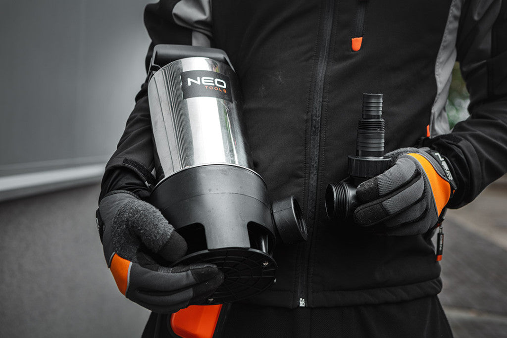 NEO TOOLS Szennyvízszivattyú, inox ház, 1100W, 18.000L/óra 3 év garanciával 04-736