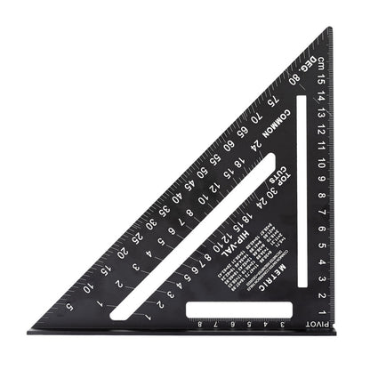 NEO TOOLS Talpas derékszög, alumínium, 45 fokos szárral, mérőskálával, 183mm 72-102
