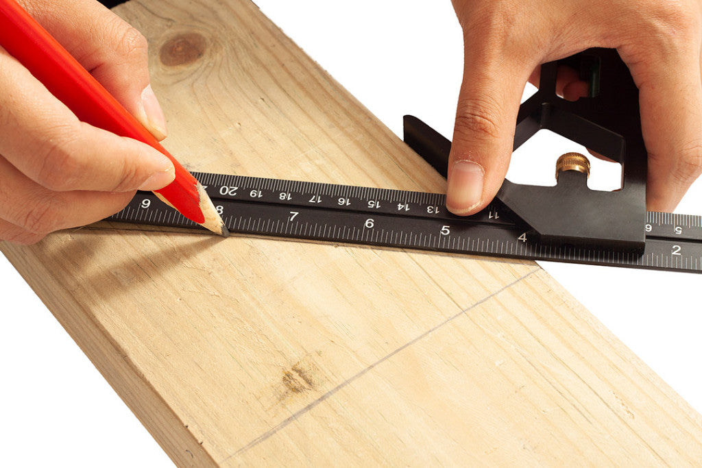 NEO TOOLS Profi szögmérő, derékszög és vonalzó, festett-alu 30cm 72-127