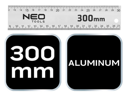 NEO TOOLS Derékszög 300mm aluminium 72-145