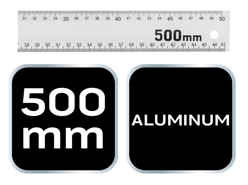 NEO TOOLS Derékszög 500mm aluminium 72-147