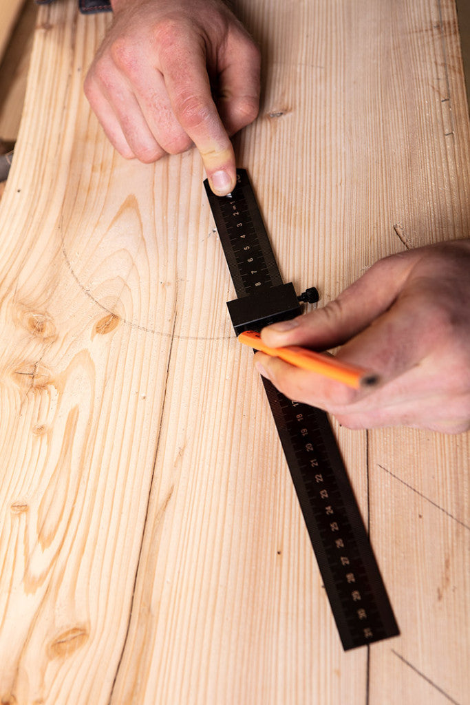 NEO TOOLS Műszaki vonalzó mélységütközővel, 30cm 72-200