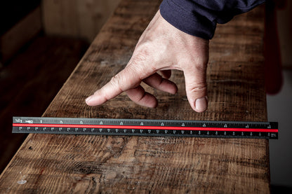 NEO TOOLS Műszaki vonalzó, 3 élű, 30cm, alumínium 72-205
