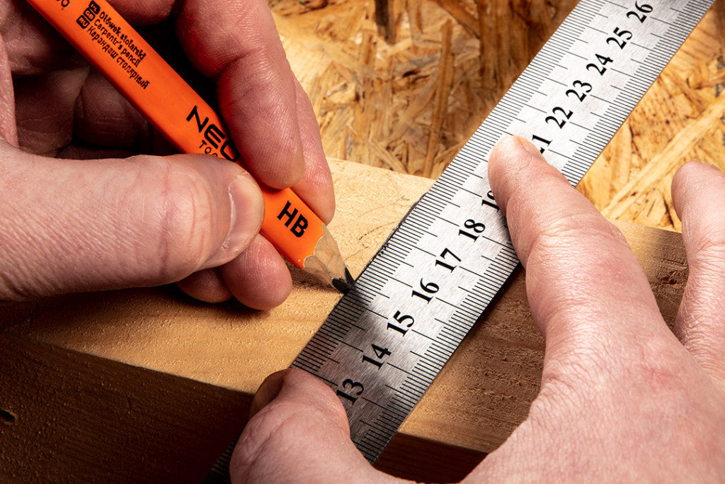 NEO TOOLS Acél vonalzó 100cm rozsdamentes, Minimum rendelés: 3db 72-210