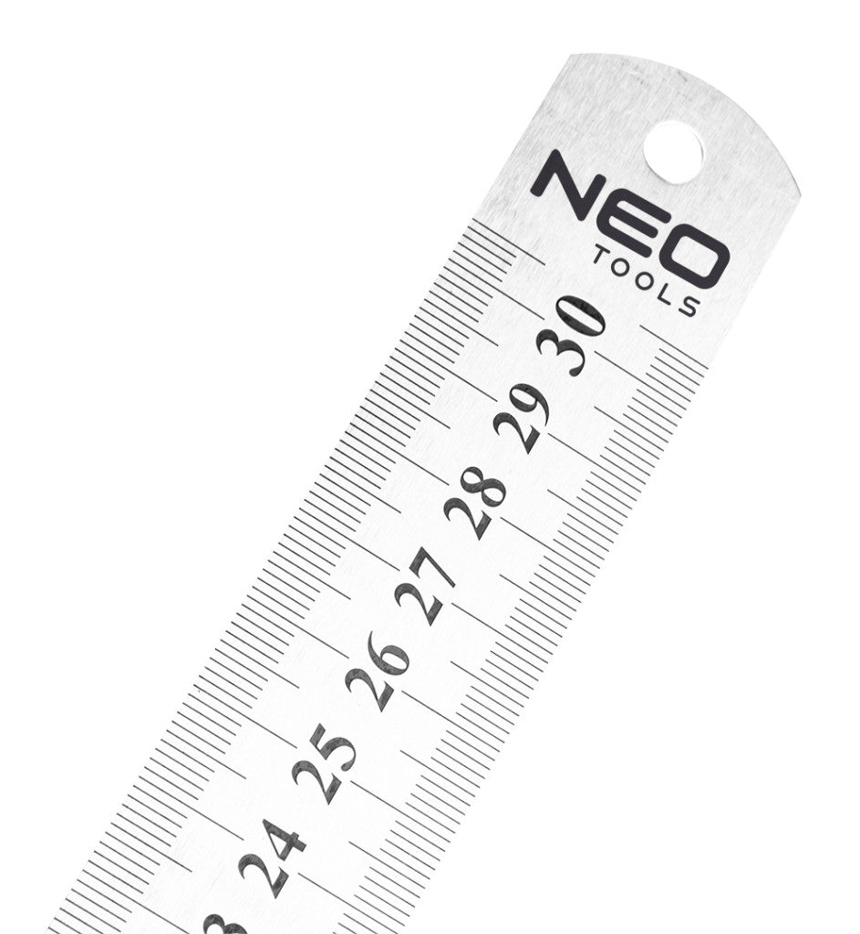 NEO TOOLS Acél vonalzó 30cm rozsdamentes 72-213