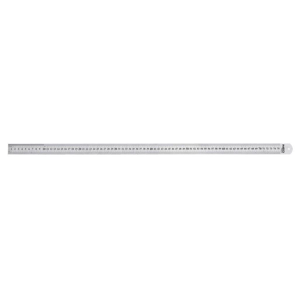 NEO TOOLS Acél vonalzó 75cm rozsdamentes 72-217