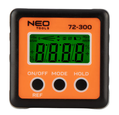 NEO TOOLS Digitális szögmérő és dőlésmérő 72-300