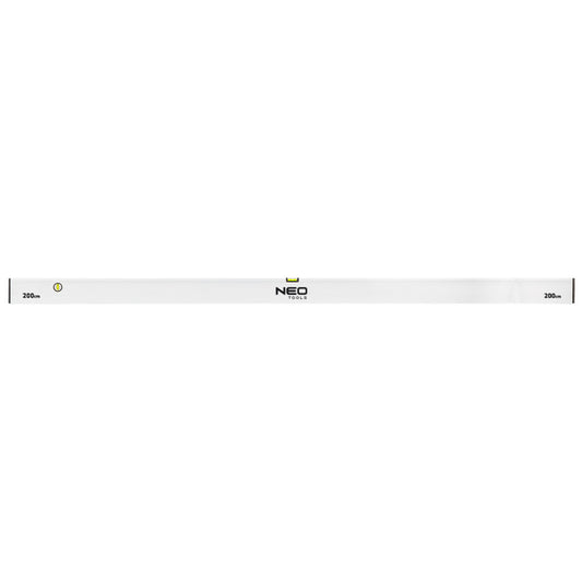NEO TOOLS Ölesléc, 200cm - 2 libella, vízszintes, függőleges, Minimum rendelés: 3db 72-523