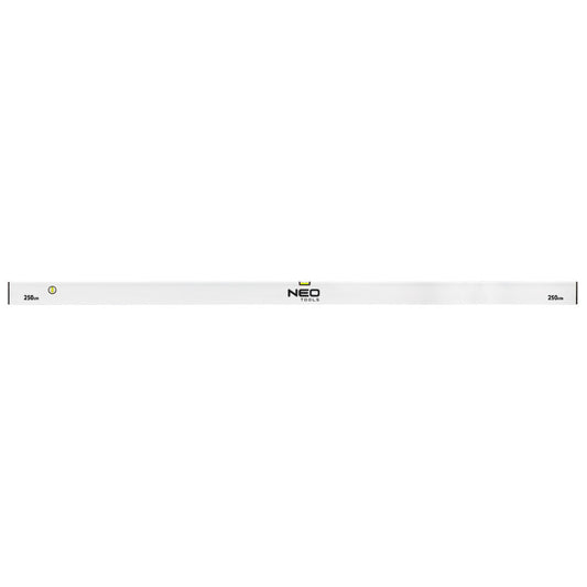 NEO TOOLS Ölesléc, 250cm - 2 libella, vízszintes, függőleges, Minimum rendelés: 3db 72-524