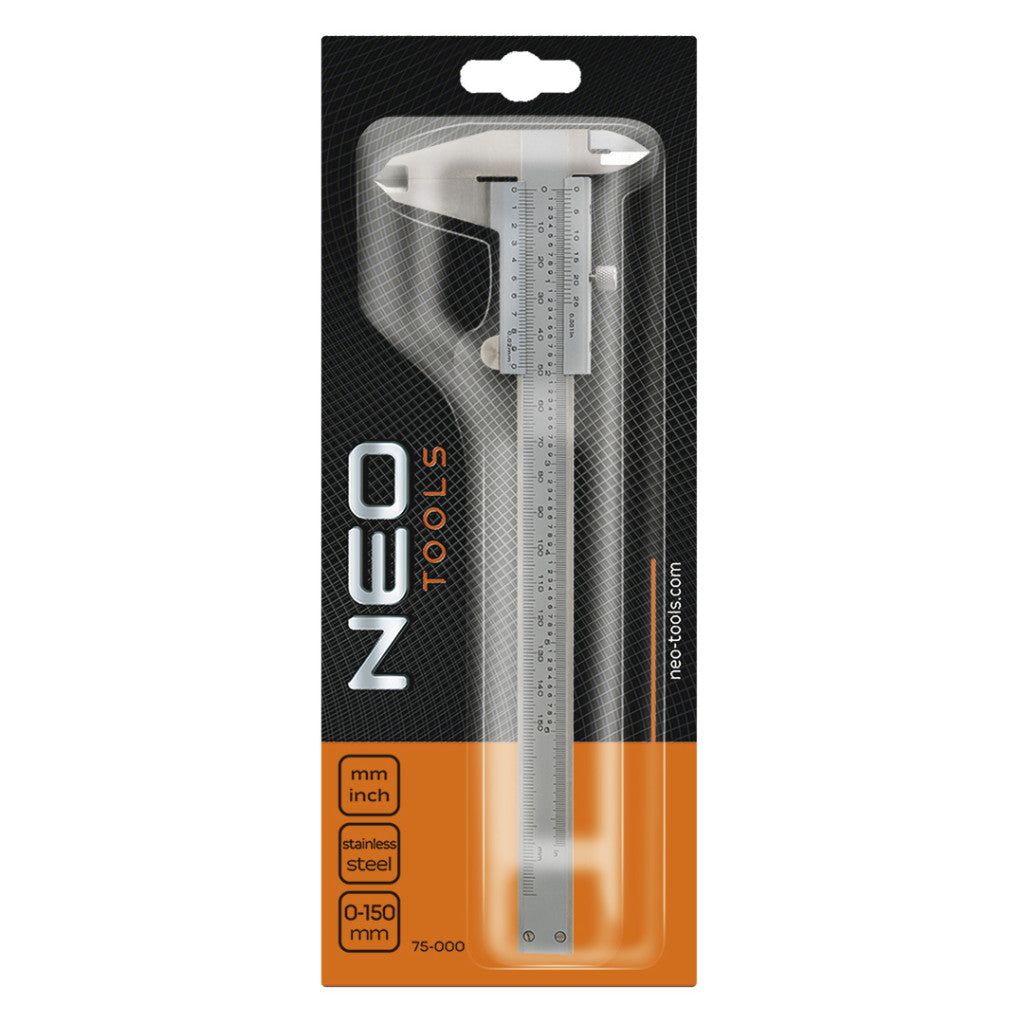 NEO TOOLS TOLÓMÉRŐ 150mm, ROZSDAMENTES 25 év garanciával 75-000