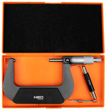 NEO TOOLS Mikrométer, műanyag tokban, 75-100mm 75-023