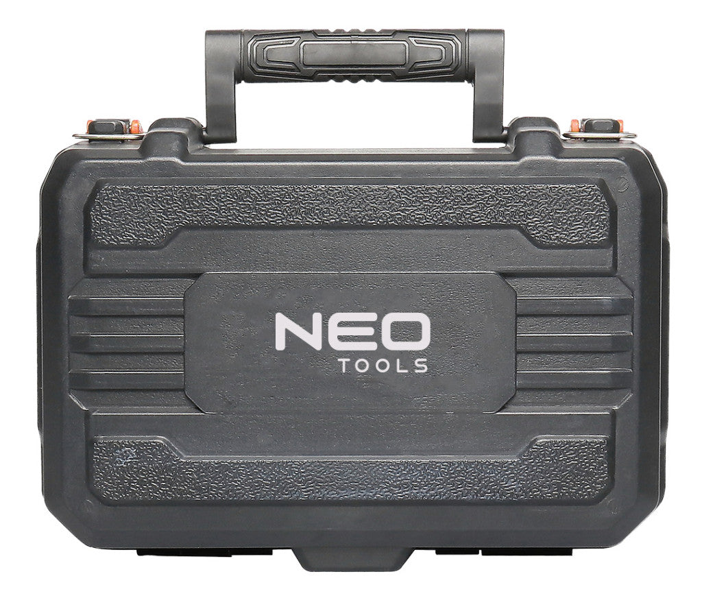 NEO TOOLS Lézeres szintező, 3D önbeálló keresztvonallézer, 3x360 fokos, 15m, mágneses tartó, céltábla, koffer, piros 2 év garanciával 75-104