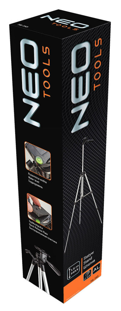 NEO TOOLS Háromlábú állvány lézeres szintezőhöz 150cm 1/4" 75-110