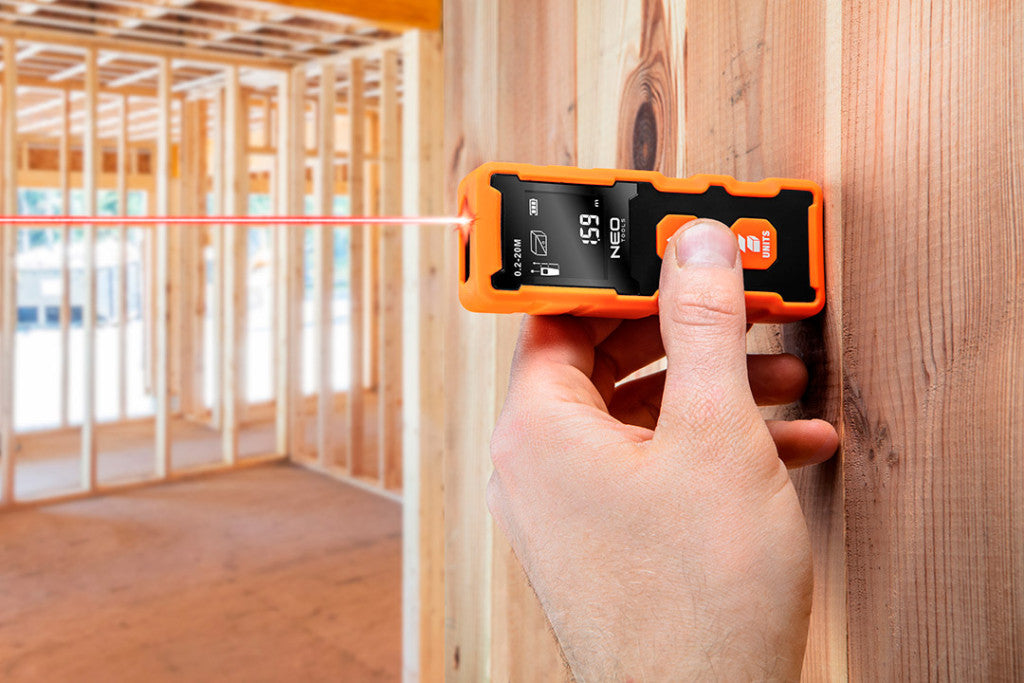 NEO TOOLS Lézeres távolságmérő, hatótáv: 20 m 2 év garanciával 75-202