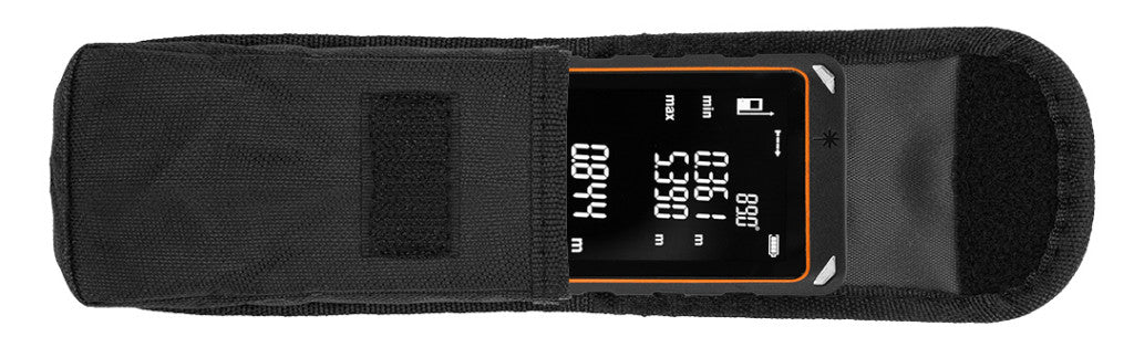 NEO TOOLS Lézeres távolságmérő, hatótáv:100m, IP54 fröccsenő víz védelem, gumírozott ház, multifunkciós 2 év garanciával 75-207