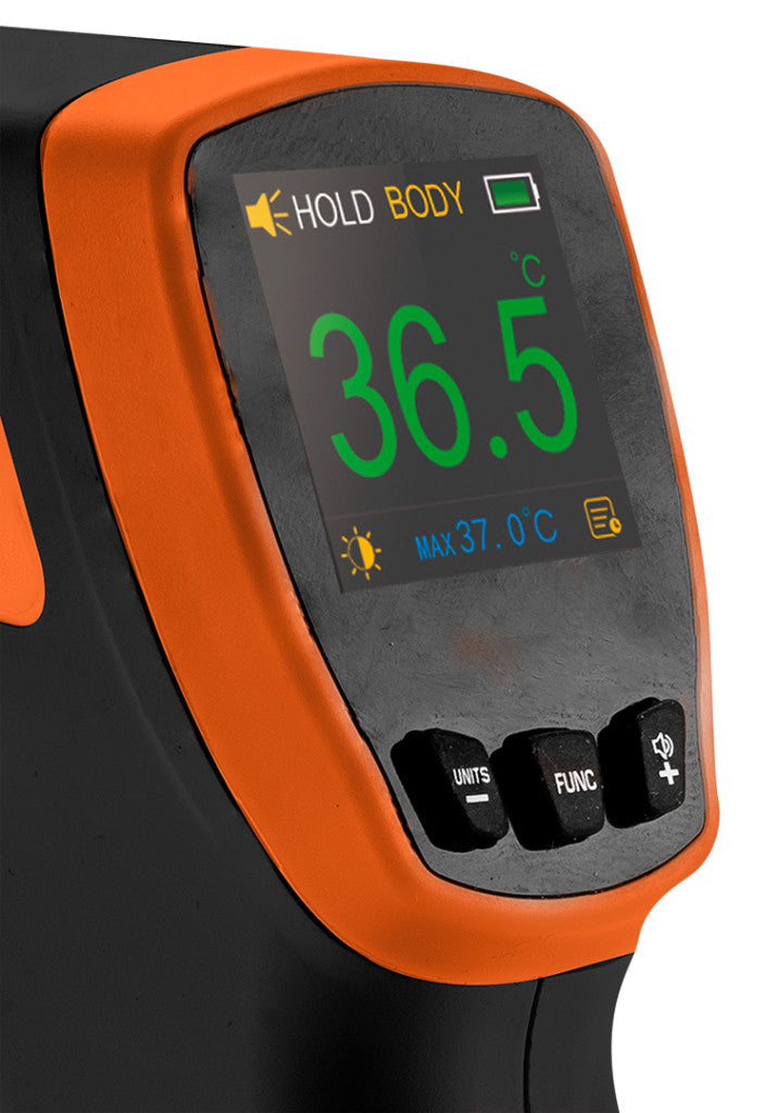 NEO TOOLS Infravörös hőmérő, 32 - 42,9 °C, folyadék, levegő, test 2 év garanciával 75-270