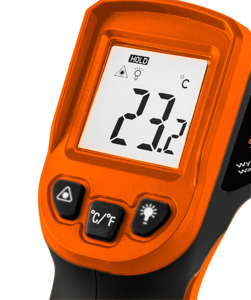 NEO TOOLS Infra hőmérő, 50-400 C, folyadék, levegő, test 75-275
