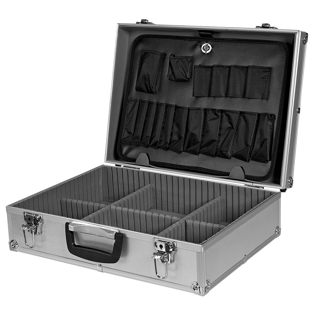 TOPEX Szerszámos koffer, alumínium 450x150x320mm 79R220