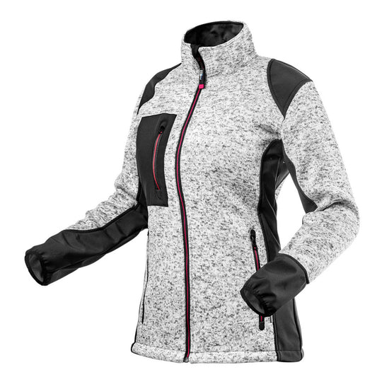 NEO TOOLS Női Kötött munkadzseki, softshell betétekkel, XXL 80-555-XXL