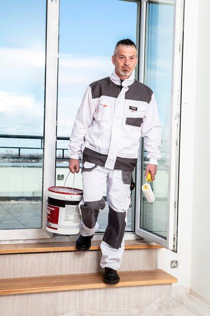 NEO TOOLS Fehér Munkavédelmi kabát, HD, L/52 81-110-L