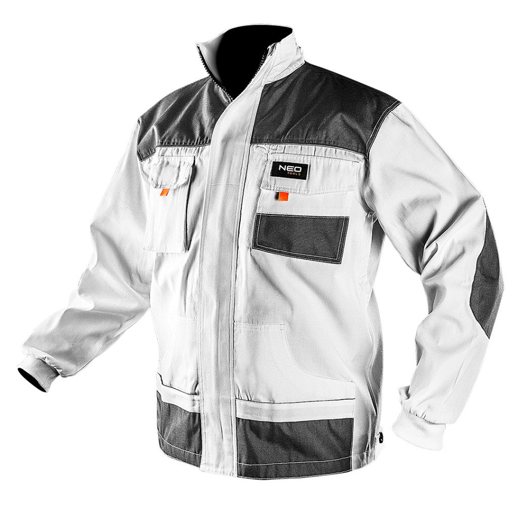 NEO TOOLS Fehér Munkavédelmi kabát, HD, M/50 81-110-M