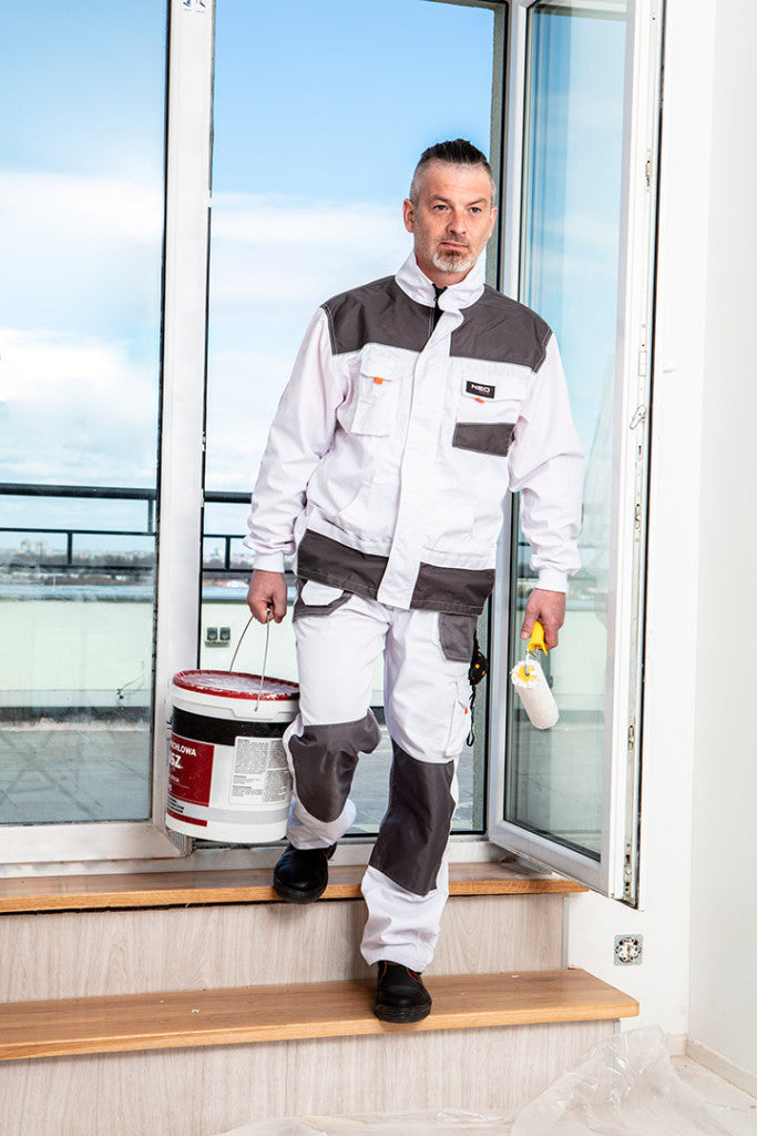 NEO TOOLS Fehér Munkásnadrág, HD, XXL/58 81-120-XXL