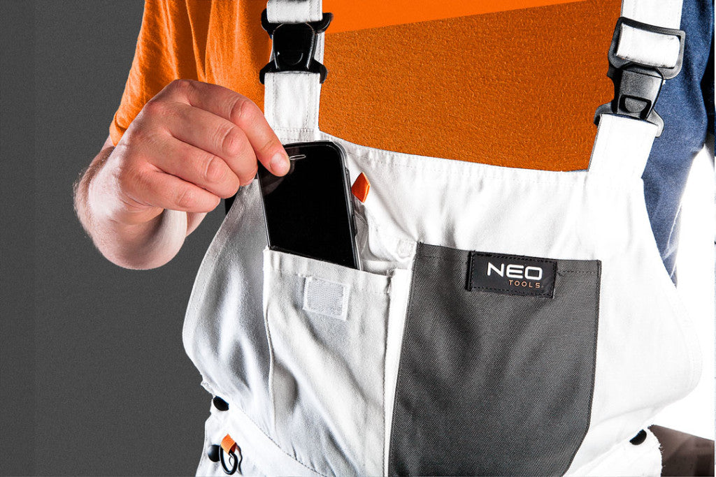 NEO TOOLS Fehér Munkásnadrág, HD, XXL/58 81-120-XXL