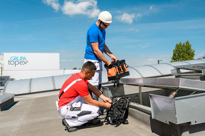 NEO TOOLS Kantáros Munkásnadrág, HD, fehér L/53 81-140-L