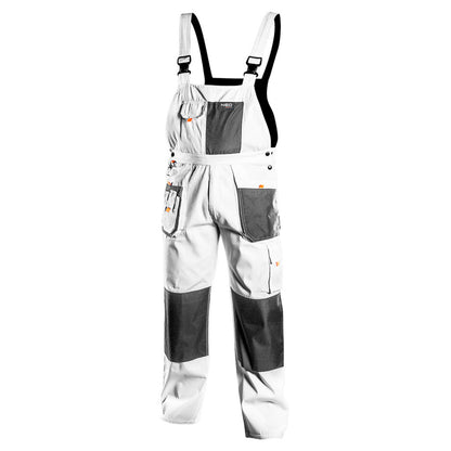NEO TOOLS Kantáros Munkásnadrág, HD, fehér XL/56 81-140-XL