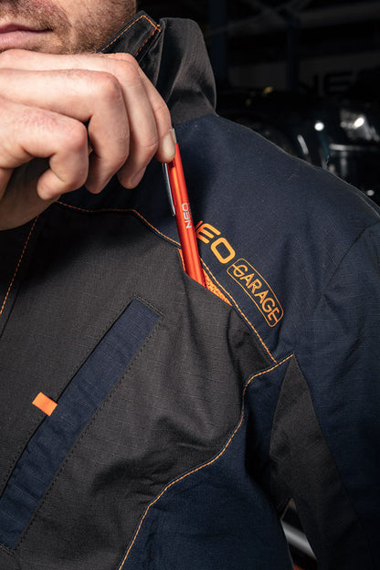 NEO TOOLS Munkadzseki, Garage, 100% pamut szakadásmentes szövet, 210g/m2, XXXL 81-207-XXXL