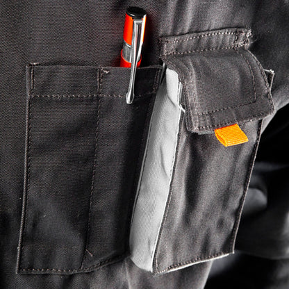 NEO TOOLS Munkavédelmi kabát, HD, LD/54 65% poliészter, 35% pamut, 267g/m2, vékony fényvisszaverő csíkok 81-210-LD