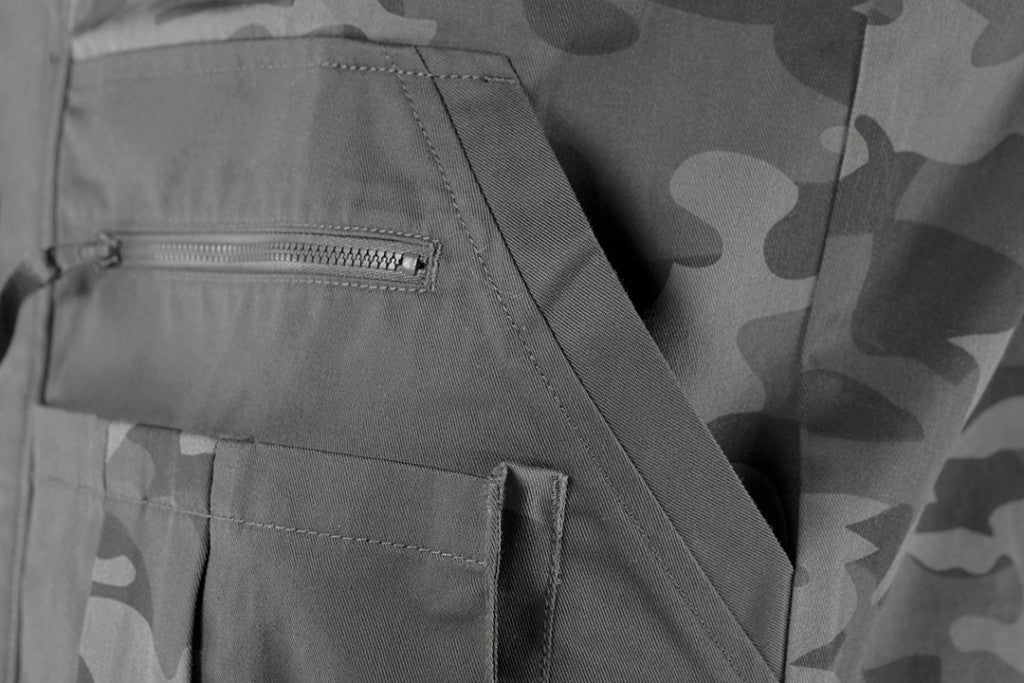 NEO TOOLS Terepmintás Munkavédelmi kabát CAMO URBAN, 60% pamut, 37% poliészter, 3% elasztán, S 81-212-S