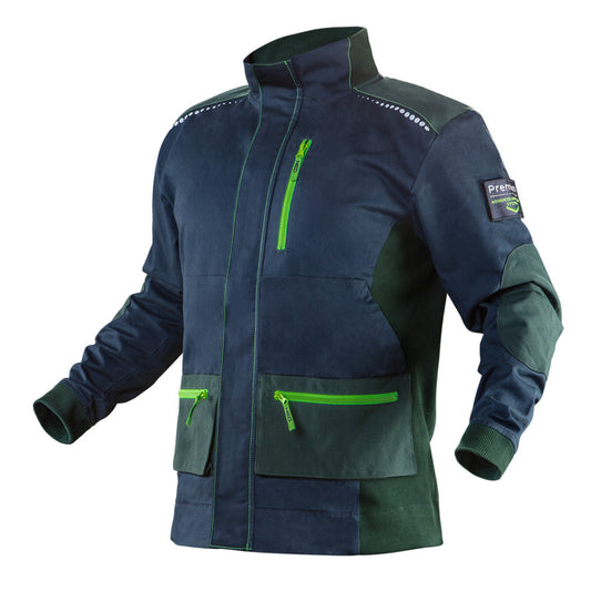 NEO TOOLS Munkavédelmi kabát PREMIUM, 62% pamut, 35% poliyester, 3% elastane, XL 81-216-XL