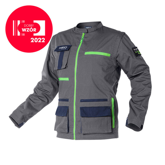 NEO TOOLS Munkavédelmi kabát PREMIUM, 100% pamut, hasadásgátló szövet, L 81-217-L