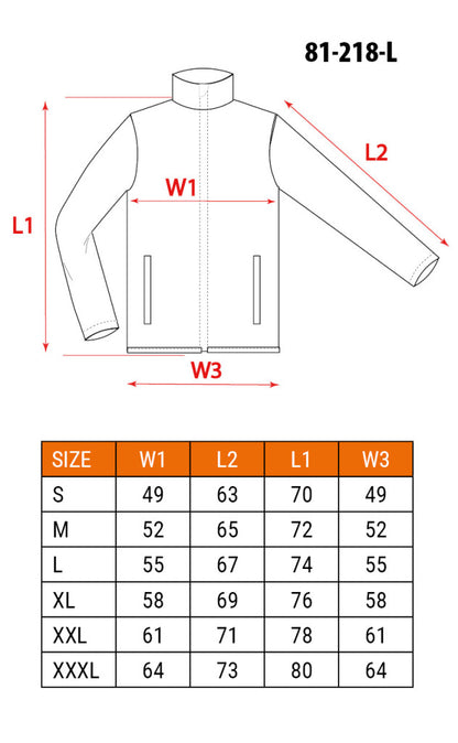 NEO TOOLS Karcsúsított(Slim fit) Munkavédelmi kabát, HD,, 60% pamut, 37% polyester, 3% elastane, 285 g/m2, L 81-218-L