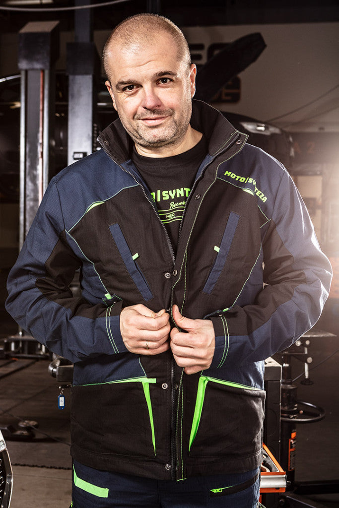 NEO TOOLS Munkadzseki, Motosynteza, 100% pamut szakadásmentes szövet, 210g/m2, XXXL 81-219-XXXL