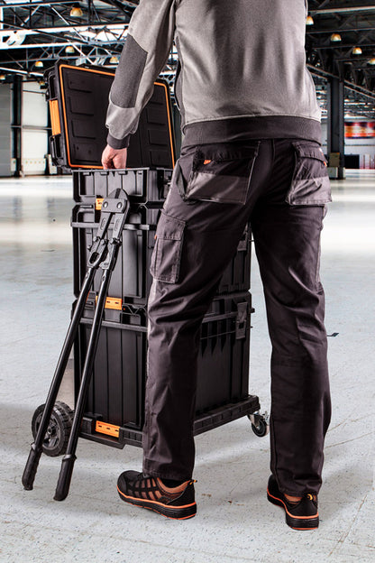 NEO TOOLS Munkásnadrág, HD, S/48 65% poliészter, 35% pamut, 267g/m2, térdprotektor zseb, S 81-220-S