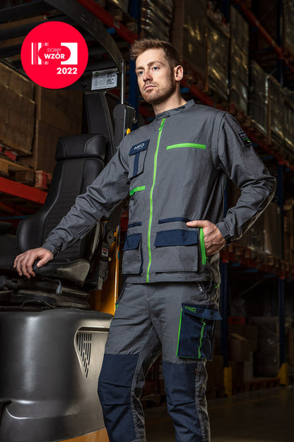 NEO TOOLS Munkásnadrág PREMIUM, 100% pamut, hasadásgátló szövet, XS 81-227-XS