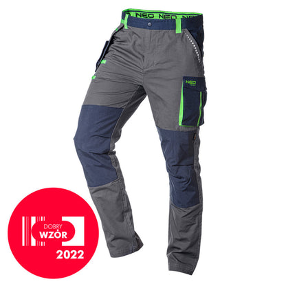 NEO TOOLS Munkásnadrág PREMIUM, 100% pamut, hasadásgátló szövet, XXXL 81-227-XXXL