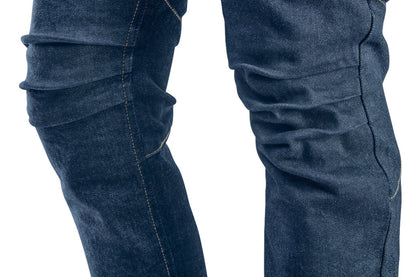 NEO TOOLS Farmer Munkásnadrág, DENIM, cipzáros oldalzsebekkel, 98% pamut, 410 g/m2, M 81-229-M