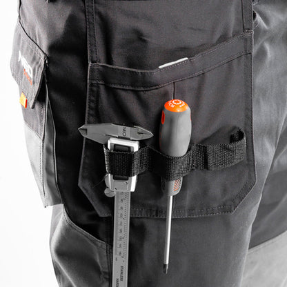 NEO TOOLS Munkásnadrág, HD, M/50 65% poliészter, 35% pamut, 267g/m2, térdprotektor zseb, térd alatt lezippzározható, M 81-230-M