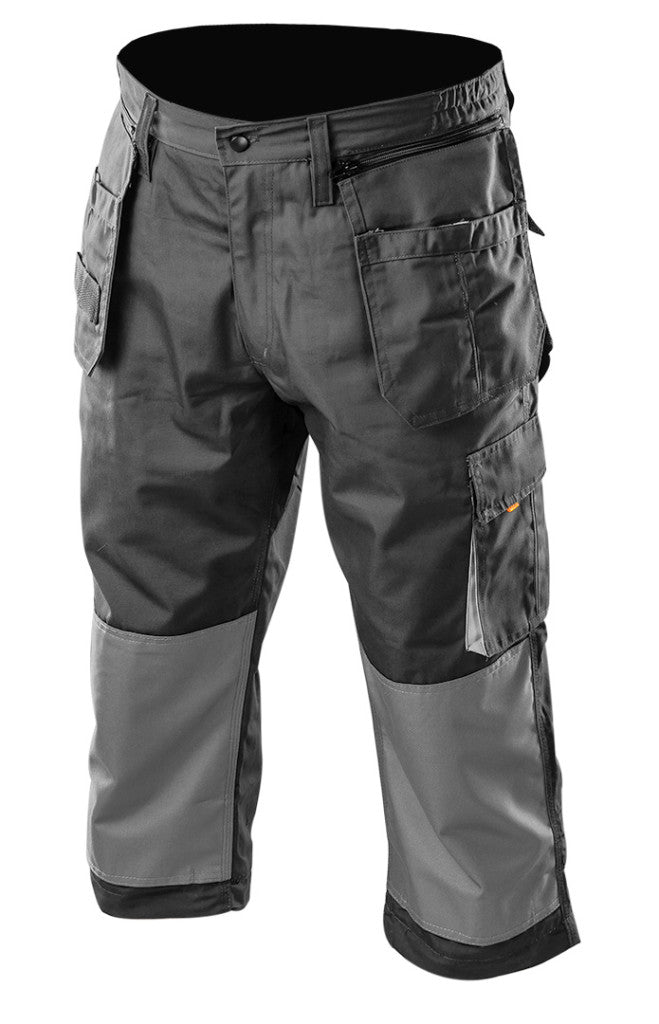 NEO TOOLS Munkásnadrág, HD, S/48 65% poliészter, 35% pamut, 267g/m2, térdprotektor zseb, térd alatt lezippzározható, S 81-230-S